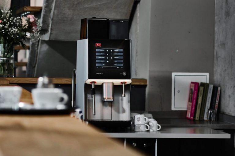 firemní automatický kávovar Melitta do kanceláře