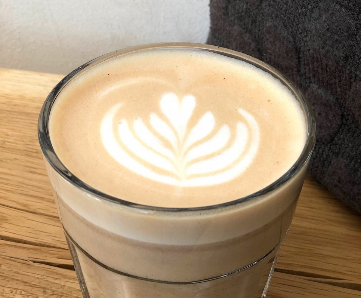 Latte art na chai latte | cajovebedynky.cz